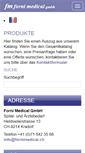Mobile Screenshot of fornimedical.ch